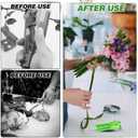 2 x Professional Rose Stem Thorn Stripper & Leaf Remover Tool - Efficient Floral Cleaner for Home Gardening & Flower Shops - Upgraded Design for Easy Floral Arrangements (Red)