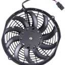 12V 10'' Radiator Fan 10 Blades VA11-AP7/C-57A 78-1535 78-1185 Compatible with Spal 30100435 Thermo King Tri-Pac APU 78-1375