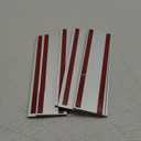 Lenink 6 Pack Name Plate Holder, Wall Mount Office Door Name Plate Holder for Meeting Room, Business Department, Warning Area 8 X 2 (Silver)