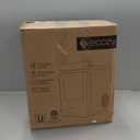 ecozy Nugget Ice Maker Countertop, Smart Pebble Ice Machine with APP Control, 44 lbs Per Day Soft Pellet Chewable Ice with Self-Cleaning, Stainless Steel (Silver)