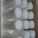 60pcs Cylinder Glass Vase for Centerpieces, 4,6,7.5,8,10 inch Tall Clear Flower Vase Bulk Floating Candle Holder for Wedding Table Home Dcor and Party