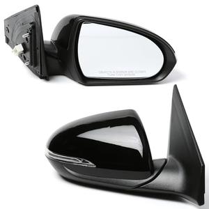 MACJALY Passenger Side Mirror (Right/RH) Compatible with Hyundai Elantra 2017-2020, Power-Adjust, Power-Folding, w/Turn Signal, 7-Pin Connector, Black, Replaces 87620F3020, HY1321226