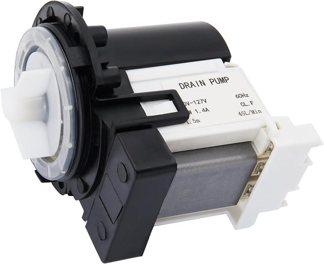 Washer Machine Drain Pump by SupHomie - Compatible with LG WM3488HW WM2016CW WM2050CW WM2101HW WM2301HR WM2301HW WM2487HWM WM2487HRM WM3670HVA WM3670HWA WM3997HWA WM8000HWA