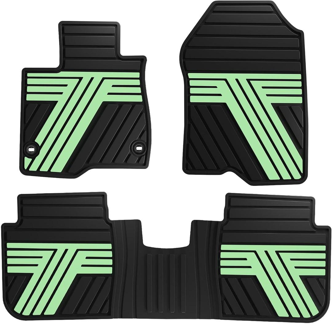 Rubber Floor Mats for Honda CR-V 2026 2025 2024 2023 (Gasoline & Hybrid)