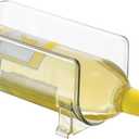 iDesign Stackable Bottle Holder for Water or Wine Bottles Clear