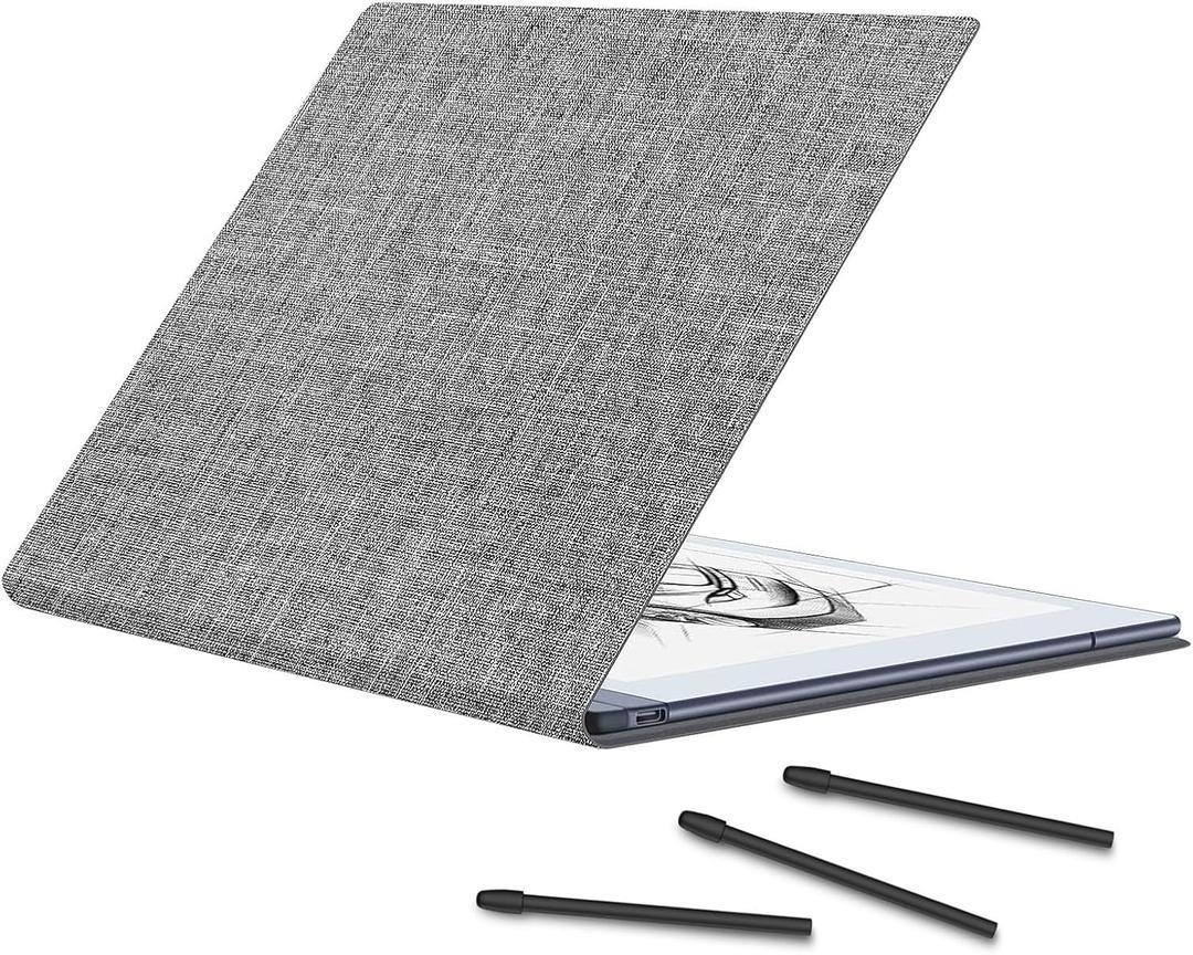 Ayotu Case for Remarkable 2 Paper Tablet 10.3" 2020 Released, Folio Design with Bulit-in Magnet, Premium Fabric Cover, Only for Remarkable 2 (Exclusive Templates Provided) Gray