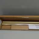BlastHome Non-Adjustable Luxury Curtain Rods for Windows, 1 Rod Set, 8 foot Fixed Length (Two Rods Connect for a Seamless Look), Brushed Gold