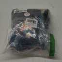 FYMNSI Women Zipper Rash Guard Sleeves Sun Protection Surf Rashguard Boyleg One Piece Sport Swimsuits Padded Bathing Suits (XX-Large, Black + Flowers)