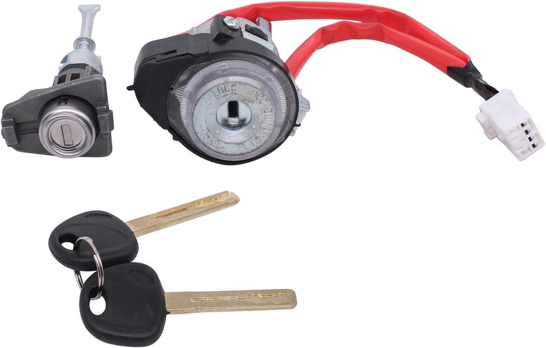 ApplianPar Ignition Lock Cylinder and Front Driver Side Door Lock Cylinder for Kia Sportage 2017-2022
