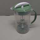 Dr. Brown's Baby Formula Mixing Pitcher with Adjustable Stopper, Locking Lid, & No Drip Spout, 36oz, BPA Free, Olive