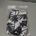 AIDEAONE 5-16T Girls Bathing Suit 3 Piece Swimsuit Drawstring Quick Dry Tankini with Cover Ups (11-12 Years, Black Palm Tree)