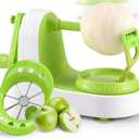 Apple peeler, Apple Peeler Slicer, multi-function fruit peeler, vegetable, fruit peeler, pear potato slice movement, peeling machine fast manual setting with 8 blade slicer pear peeler Add a splitter