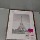 upsimples 16x20 Picture Frame, Display Pictures 11x14 with Mat or 16 x 20 Without, Wall Hanging Poster Frame, Brown, 1 Pack