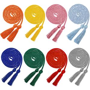 8 Pcs Graduation Cords 2026 Graduation Honor Cords 2026 Honor Tassels Sewing Tassels for Bachelor, Master, Doctor