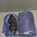 urnexttour Travel Pillow and Blanket Set Neck Pillows Travel Essentials with Sleep Mask for Airplane Car Memory Foam Blue