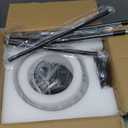 Modern Pendant Lights for Kitchen Island, Black Pendant Light Fixtures with 8.5" Clear Glass Shade, Industrial Hanging Pendant Lights Fixture for Kitchen Island Dining Room Bedroom Entryway 1 Pack