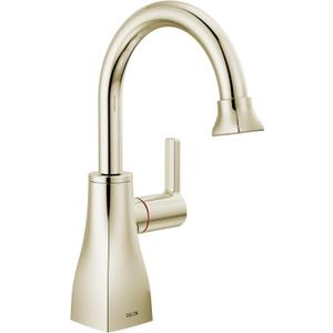 DELTA FAUCET Contemporary Square Instant Hot Water Dispenser (Polished Nickel)