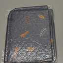 Sunheir Washable Pee Pads for Dogs , Thick Heavy Absorbency Reusable, Prevent Leakage, Waterproof , Non-Slip Pee Pads for Puppy Playpen, Crate, Whelping Box, Potty Training, Grey, 2 packs (Leaves - Deep Grey)