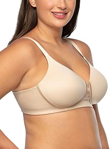 Vanity Fair Women's Full Figure Beauty Back Smoothing Bra, 4 Way Stretch Fabric, Lightly Lined Cups, 44B