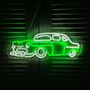 Novelty Classic Car Neon Sign Art Wall Lights for Business Beer Bar Club Bedroom Windows Glass Hotel Pub Cafe Wedding Birthday Party Gifts, 20 inches, 30 inches, 40 inches