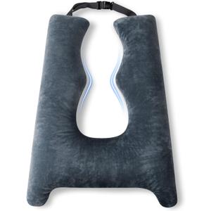 Car Pillow for Kids, Travel Pillow with Adjustable Strap, U-Shaped Pillow for Adults and Children to Support Head and Body Road Trip Essentials (Gray) Car Pillow for Kids, Travel Pillow with Adjustable Strap, U-Shaped Pillow for Adults and Children to Support Head and Body Road Trip Essentials (Gray)