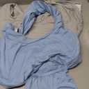 Nursing Pillow Covers Compatible with Breast Feeding Pillow Nursing Pillow (2 Pack Covers-Pillow NOT Included) (Fog&storm)