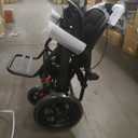 Ultra Lightweight Wheelchair Portable Folding Wheelchair for Adults Self Propel Wheel Chair with Ergonomics Comfortable Seat Cushion Travel Handpushed Wheel-Chair 20in Seat for The Elderly