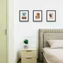 Picrit 8x10 Picture Frame Set of 12, Display 5x7 with Mat or 8x10 without Mat, Photo Frames for Wall Mounting or Table Top Display, Black