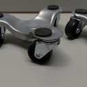 4 Pack Steel Tri-Dolly Set 3 Wheel Furniture Mover Dolly 220lbs Load Capacity Mover's Dolly for Moving Cabinet Furniture and Appliances Durable and Easy to Use Dolly Furniture Mover 6 Inch