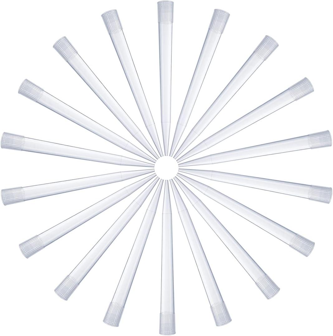 FOUR E'S SCIENTIFIC 10ml Pipette Tips Microchemical Disposable Liquid Pipettor Tips 10mL 100pcs Autoclavable Polypropylene (PP)