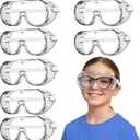 7 Pieces Kids Science Goggles Bulk, Lightweight Polycarbonate Lenses and PVC Frame Kids Safety Goggles