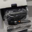 Karaoke Machine, Portable Bluetooth Karaoke Speaker with 2 Wireless Microphones, PA System for Adults Kids with LED Lights & Echo Adjustment, Supports TWS/TF/USB/AUX for Home Party