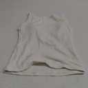 SUUKSESS Women Padded Open Back Boat Neck Tank Tops Double Lined Basic Shirts (Small, White)