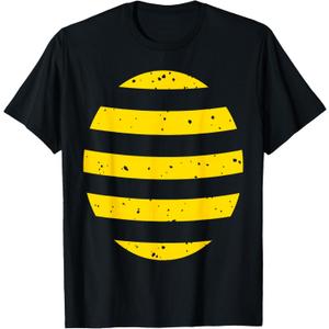 Halloween Bee Bumble Honey Bugs Lazy Easy Costume T-Shirt, Small