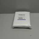 Simplebrand Ava Pure White Curtains for Bedroom 63 Inch Length 2 Panels Set, Light Filtering Window Treatment, Light Filtering Curtain Drapes, Soft Casual Rod Pocket Privacy Curtains, W40 x L63 Inch