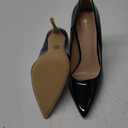 Elisabet Tang Women Pumps, Pointed Toe High Heel 4.7 inch/12cm Party Stiletto Heels Shoes Matte (8, Black Patent Leather)