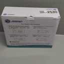 Jssmst Locking Large Metal Cash Box with Money Tray, Money Box with Combination Lock, Black