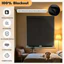 Niche Blinds Cordless Blackout Roller Shades with Valance,Black,46" Wx72 H, 40"W x 72"H