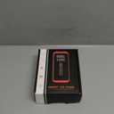 Yeaban Tire Inflator Portable Air Compressor-4X Faster 150 PSI -Rechargeable Battery & 12V DC Dual Power Supply, Smart Air Pump for Car Motorcycle Bicycle Ball with LED SOS Lighting (Black)