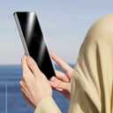 LOOKSEVEN 2 Pack Privacy Hydrogel Film For iPhone 14 Pro Max Soft TPU Screen Protector, High Sensitivity Protective Film (Not Tempered Film)