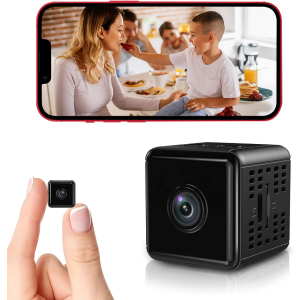 Hidden Camera,1080P WiFi Spy Camera - with Night Vision & Motion Detection, Wireless Indoor Security Camera for Pet/Baby/Nanny, App Live Feed, Smallest Smart for Home Monitoring