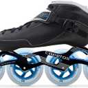 Speed Inline Racing Skates - Carbon Fiber Composite Speed Skate for Men, Women, and Kids - Indoor/Outdoor Skating (42/8.5)