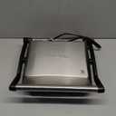 Chefman Panini Press Grill and Gourmet Sandwich Maker Non-Stick Coated Plates, Opens 180 Degrees to Fit Any Type or Size of Food, Stainless Steel Surface and Removable Drip Tray, 4 Slice, Black