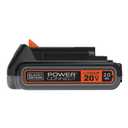 BLACK+DECKER 20V MAX 2.0 Ah Lithium Ion Battery, Rechargeable Cordless Tool Battery Packs, Compatible with the 20V MAX BLACK + DECKER Battery Platform (LBXR2020APB)