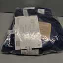 Premium Staple Cotton Bathroom Towel Set - Navy 600 GSM 6-Piece Luxury Bath Towel Set 3 Stripe - 2 Bath Towels, 2 Hand Towels & 2 Washclothes Set - High Absorbent & Quick Dry for Gym, Spa, Hotel