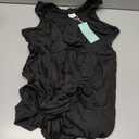 WIHOLL Women's Summer Dress 2026 A-Line Sleeveless Casual Sundress with Pockets Floral/Solid, L