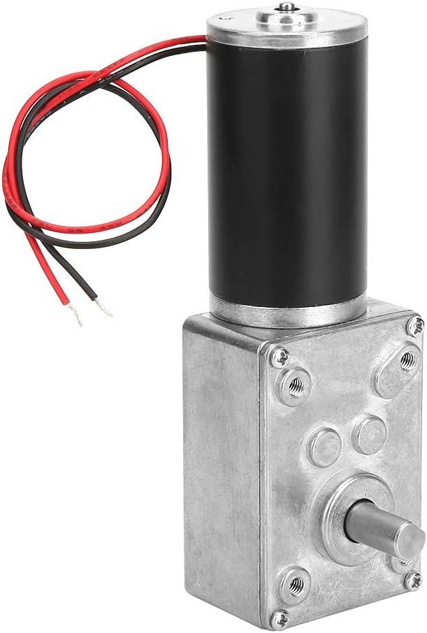 DC 12V Gear Motor High Torsion Speed Reduce Electric Motor Reversible Gear Motor 8mm Shaft (12V 50RPM)