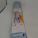 Whitmor Adjustable Rolling Clothes Organizer Chrome Garment Rack, Black and Silver