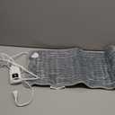 Deepsoon Heating Pad,Electric Heating Pads for Back,Neck,Abdomen,Moist Heating Pad for Shoulder,Knee,Arms,Legs,Dry/Moist Heat & Auto Shut Off,Christmas Gifts for Men and Women,Silver,24x12 Inch