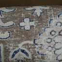 8x10 Area Rugs for Living Room Bedroom, Soft Boho Carpet Floral Brown
